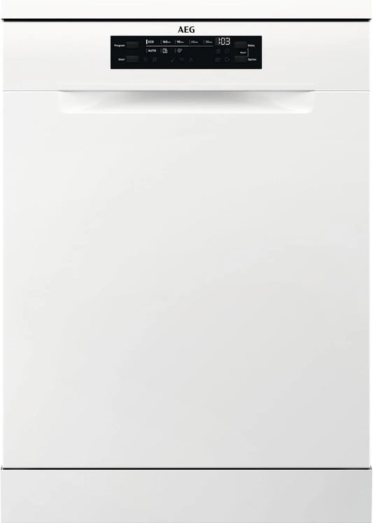 AEG FFB6491AZW, Myčky nádobí, 60 cm, podlahový myčka / série 6000 se SatelliteClean / 60cm / AirDry - ideální výsledky, Bílá, 3G, 5cm
