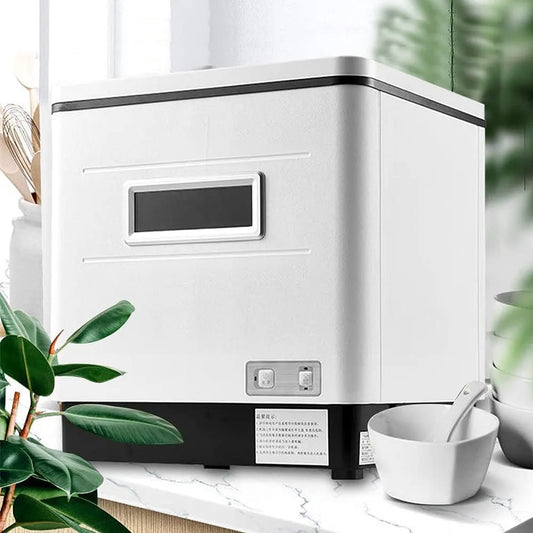 Estabeter, Stolní myčky nádobí, Mini myčka nádobí, Přenosný Smart Table Myčka nádobí Plně, Bílá, 12L, 220 V, 1500 W, 60 l