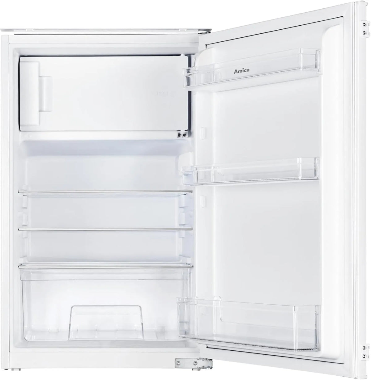 Amica, Kombinované chladničky s mrazákem, built- v chladničce s mrazákem 116L 87.3 x 54 x 55 cm EKS 16171-1, Bílá, 116L, 3 x 54 x 55 cm, 88 cm