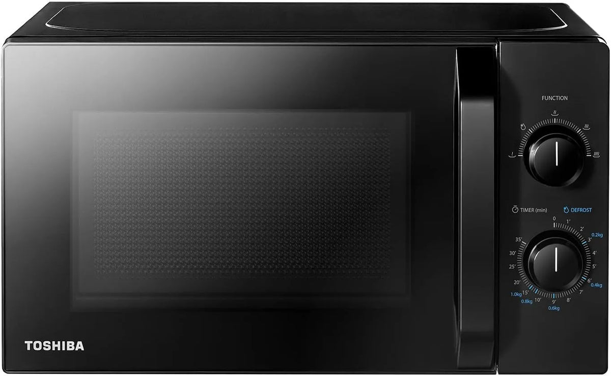 TOSHIBA MW2-MM20PE, Samostatné mikrovlnné trouby, (BK) Volně stojící mikrovlnná trouba / solo mikrovlnná trouba / 20L / 700W / 5, Černá, 20L
