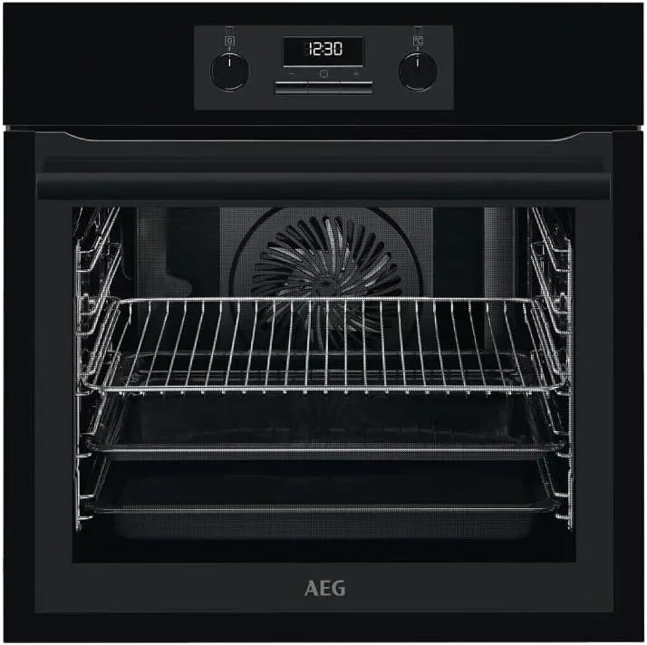 AEG BES331110B, Trouby, Built- in Pečení Pečicí trouba / Series 6000 / Surround Cook - Horký vzduch s, Černá, 72 l, 33cm, 38cm, 29cm