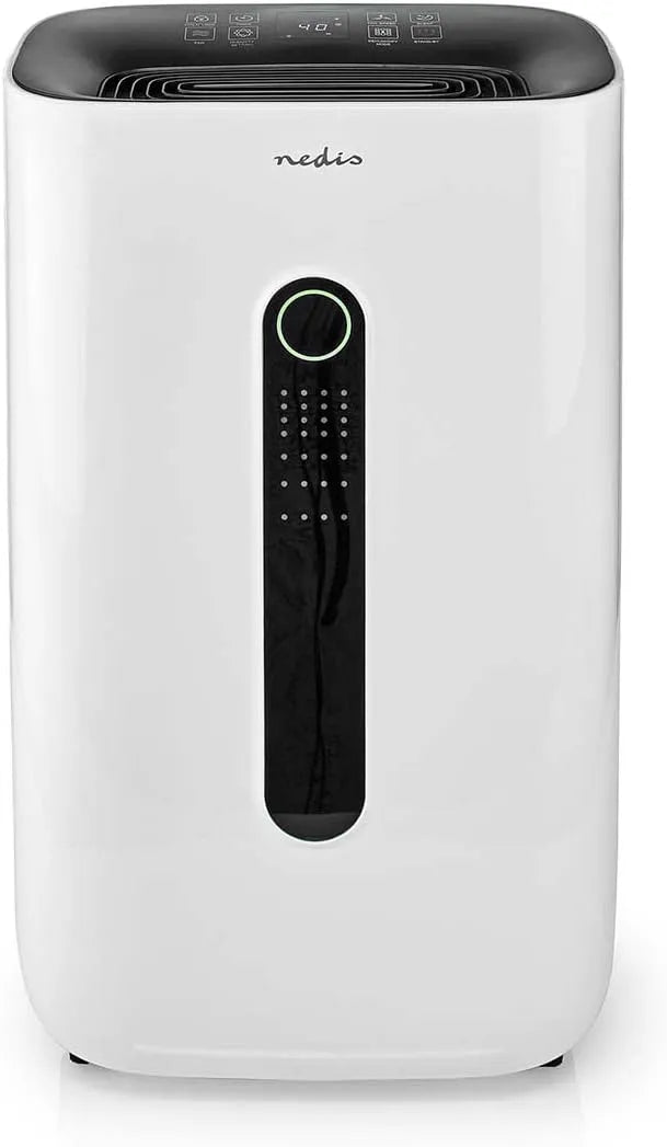 NEDIS DEHU20WTW, Odvlhčovače vzduchu, SmartLife odvlhčovač - WiFi - 20 l den - 195 m3 h - 6, 5 l vodní nádrž - Pět, Bílá, 20W, 20 l, 6, 5 l