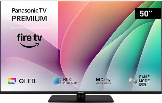 Panasonic TV-50W80AEZC, Televizory, 50 palcová TV QLED 4K Ultra HD, Požární TV, Černá, 50W, QLED, 4K, 120 Hz
