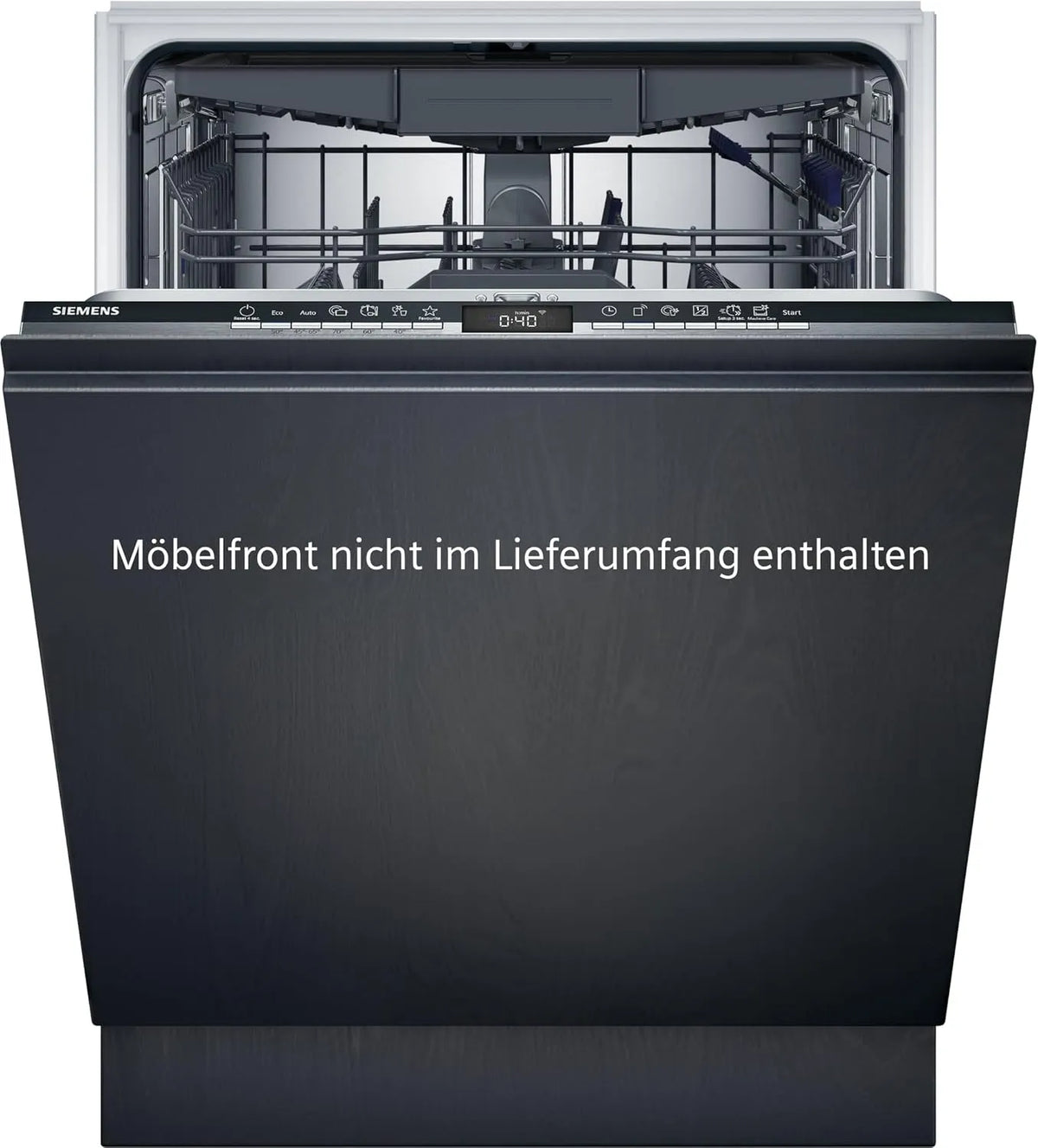 Siemens SX65TX05CE iQ500, Myčky nádobí, 60 cm, myčka, plně integrovaná myčka s příbory, varioSpeed Plus, FlexComfort, Stříbrná