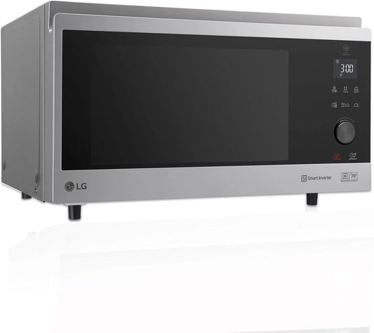 LG MJ3965ACS, Samostatné mikrovlnné trouby, Mikrovlnná trouba 4 v 1 Smart Inverter; maximální výkon recirkulovaný vzduch 1850, Stříbrná, 4 v
