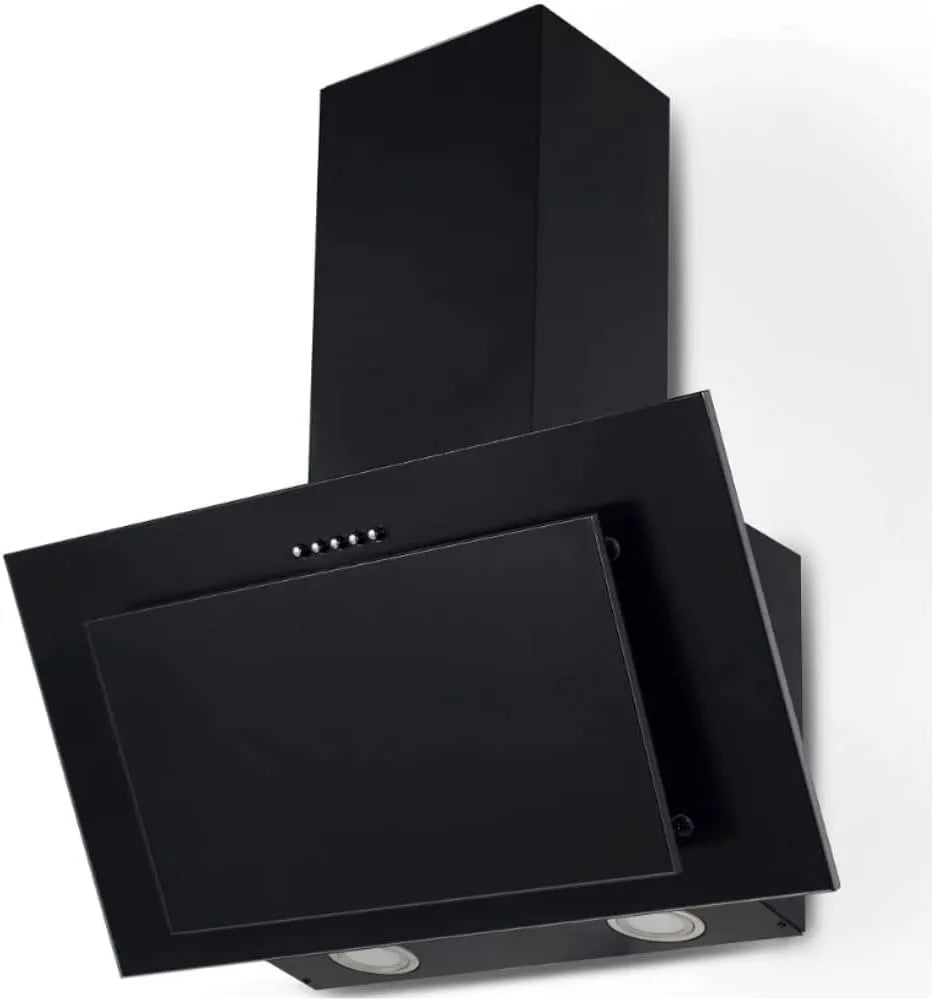 PKM S13-60, Nástěnné digestoře, rozsah kapoty, Černá / stříbrná, 68 W, 64 dB, 1, 5 w, 10 x 59