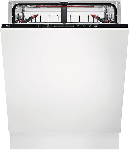 AEG FSE64637P, Myčky nádobí, 60 cm, Plně integrovatelný Built- in Dishwash, Stříbrná