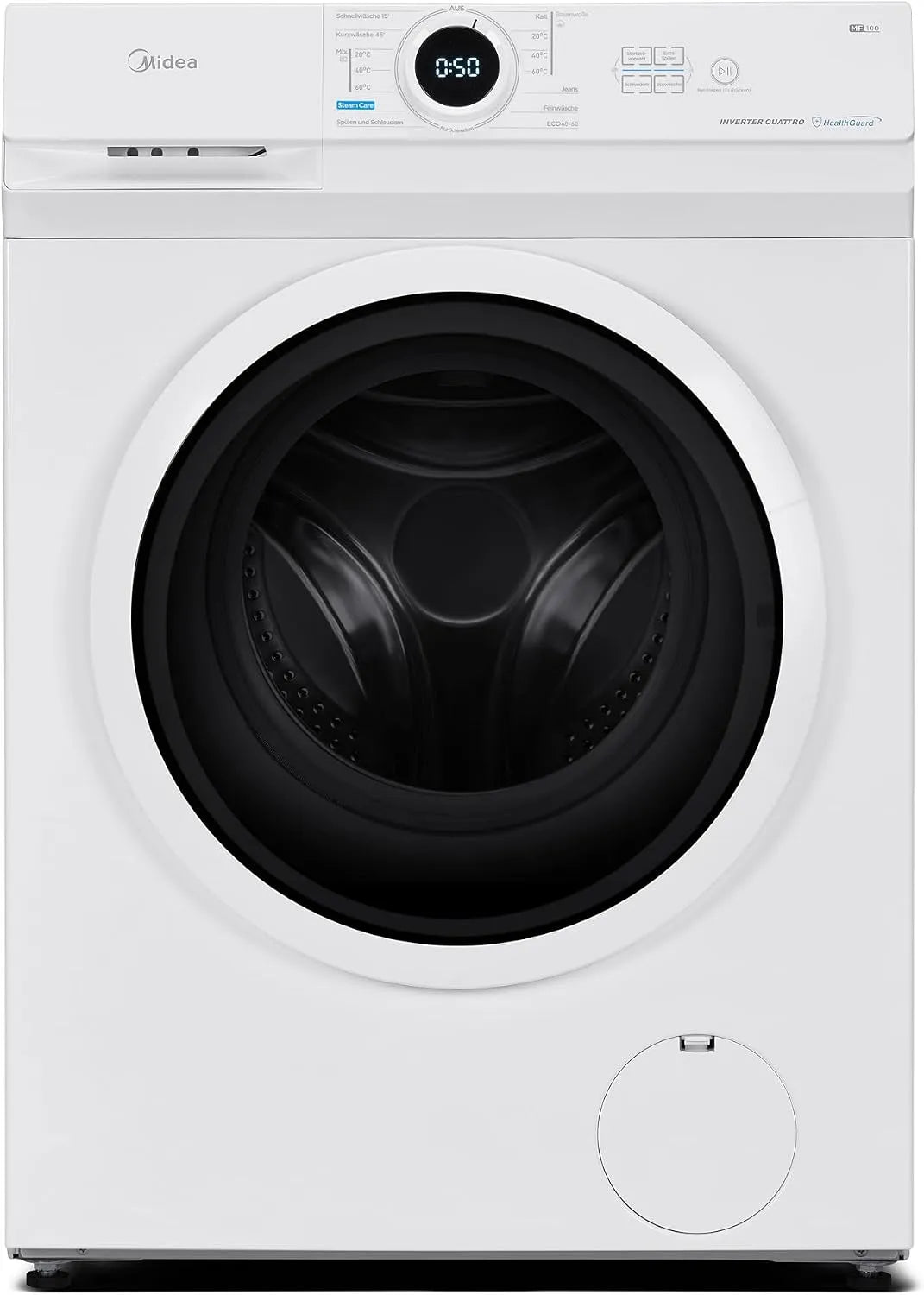 Midea MF10EW100B, Pračky, Myčka 10 kg energie třídy A 1400 ot. / min. bílá, 10 kg, 510 mm, 5 x 66 x 68