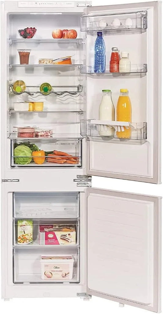 Wolkenstein WKG257.4NF, Kombinované chladničky s mrazákem, EB built- in chladničky - mrazák kombinace 246l Cool 63l Freeze LED lednice, Bílá, 246l