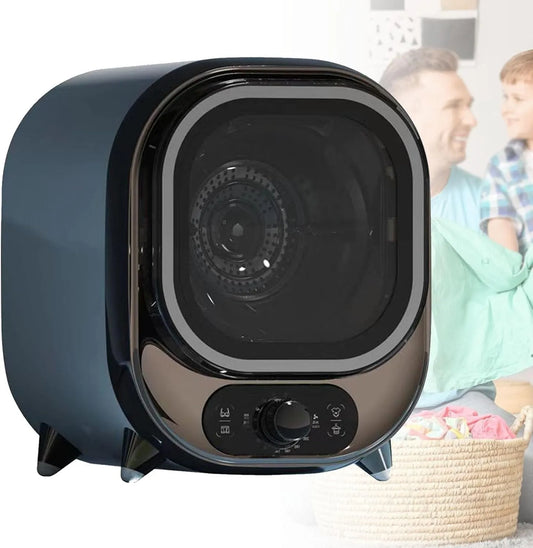 Generisch, Stroje a přístroje pro praní prádla, Kompaktní bubnová sušička, kapacita 5 kg, přenosný spinning sušička pro domácí, Bílá, 5 kg