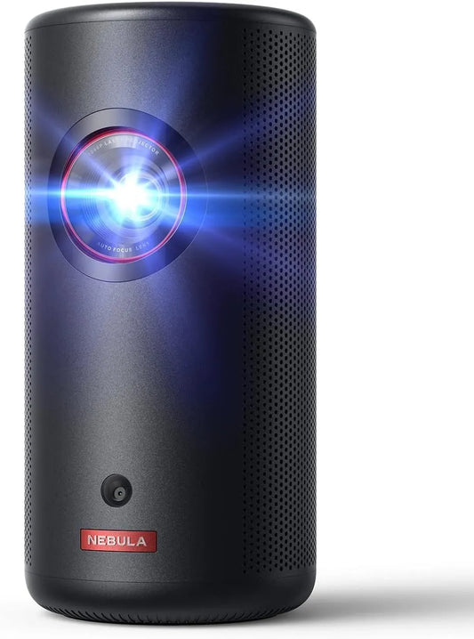 NEBULA 1080p, Projektory, podle Anker Capsule 3 Laser GTV Beamer, Mini Smart TV Beamer WLAN, Černá, 3 L, 900 g, 8W