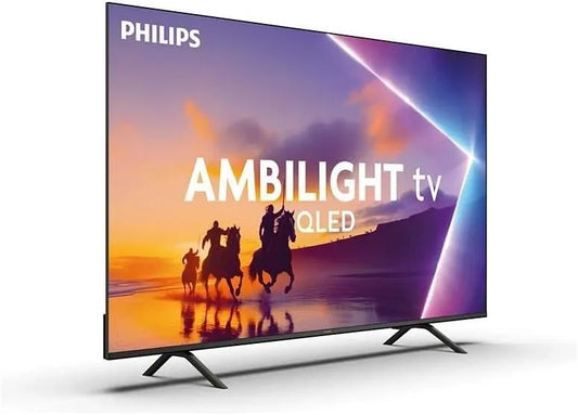 PHILIPS 55PUS8450/12 55PUS8450, Televizory, / 12 TVC LED 55 QLED SMART TV HDR10 AMBILIGHT WIFI 3HDMI 2USB SAT TITAN OS, Černá, QLED