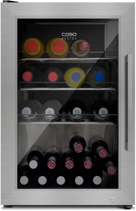 Caso IPX4/Spritzwasserschutz IPX4, Minichladničky, BBQ Cooler S-L, lednička 63L, dveře stop left, teplota -1-10 ° C, vhodné pro, Bílá, 63L, 3v