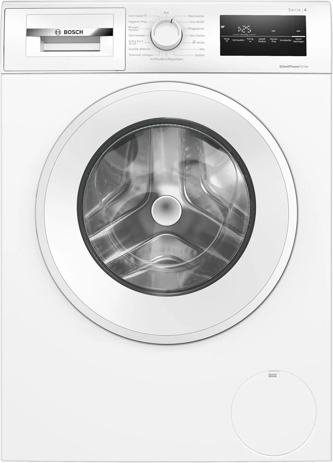 Bosch WAN28271, Pračky, série 4 pračka 8 kg 1400 UPM Iron Assist, Bílá, 8 kg, 28271 V, 5 × 59, 8 × 62 cm