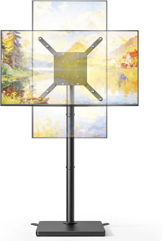 PEGZONE, Stojanové nohy, Pannable TV stojan pro 24-65 palců TV, černý, Černá, 100x100, 400x400mm