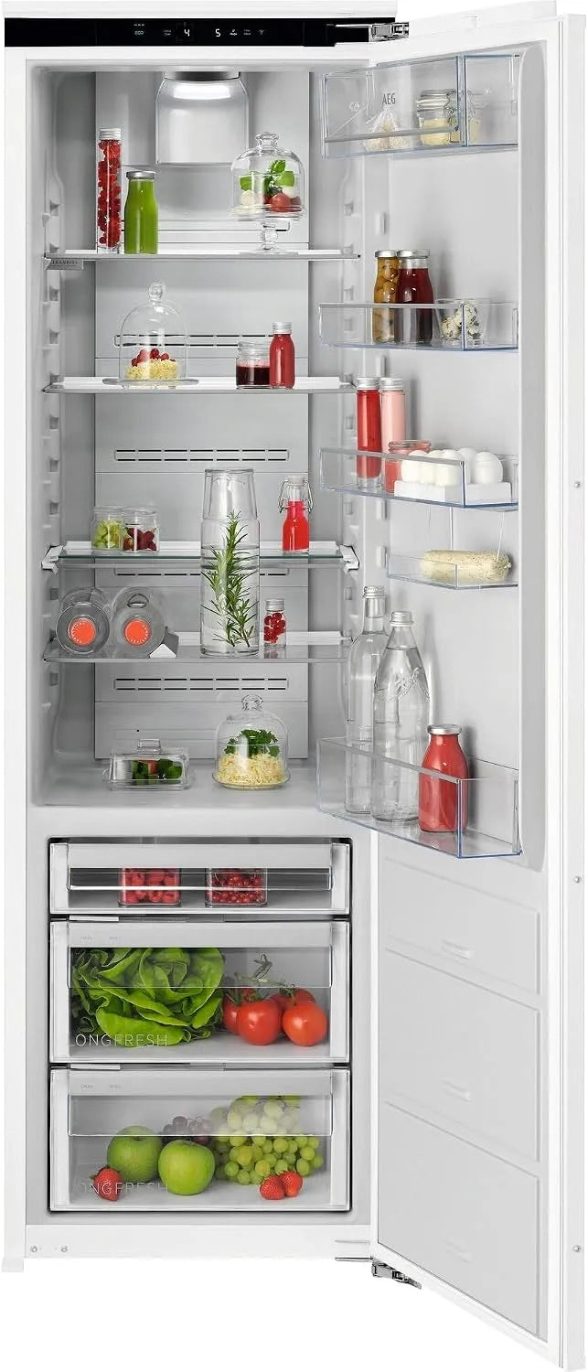 AEG TK9ZS181DC, Chladničky, Built- in lednice 178cm, Series 9000 LongFresh: 0 ° ° zásuvky pro 3 x delší, Bílá, 178cm, 9000 L, 274 L, 74 L