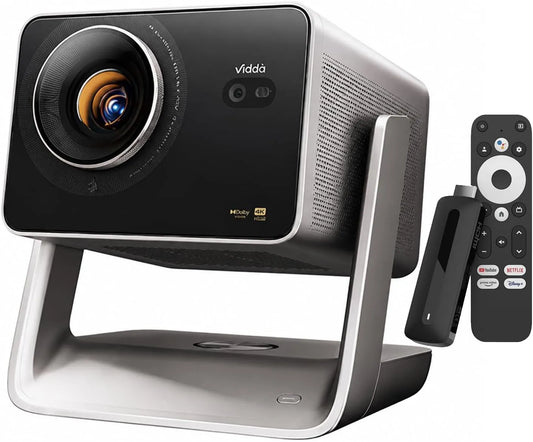 Formovie, Projektory, Vidda C5 Pro Max Laser 4K Beamer Home Business Outdoor HDMI projektor, Černá, 4K, 0.47 ', 56W, 3G
