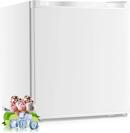 FOHERE, Truhlicové mrazničky, Malé -22 ° C 32L Mini vratné dveře (bílé), Bílá, 32L, 4 kg, 43 dB