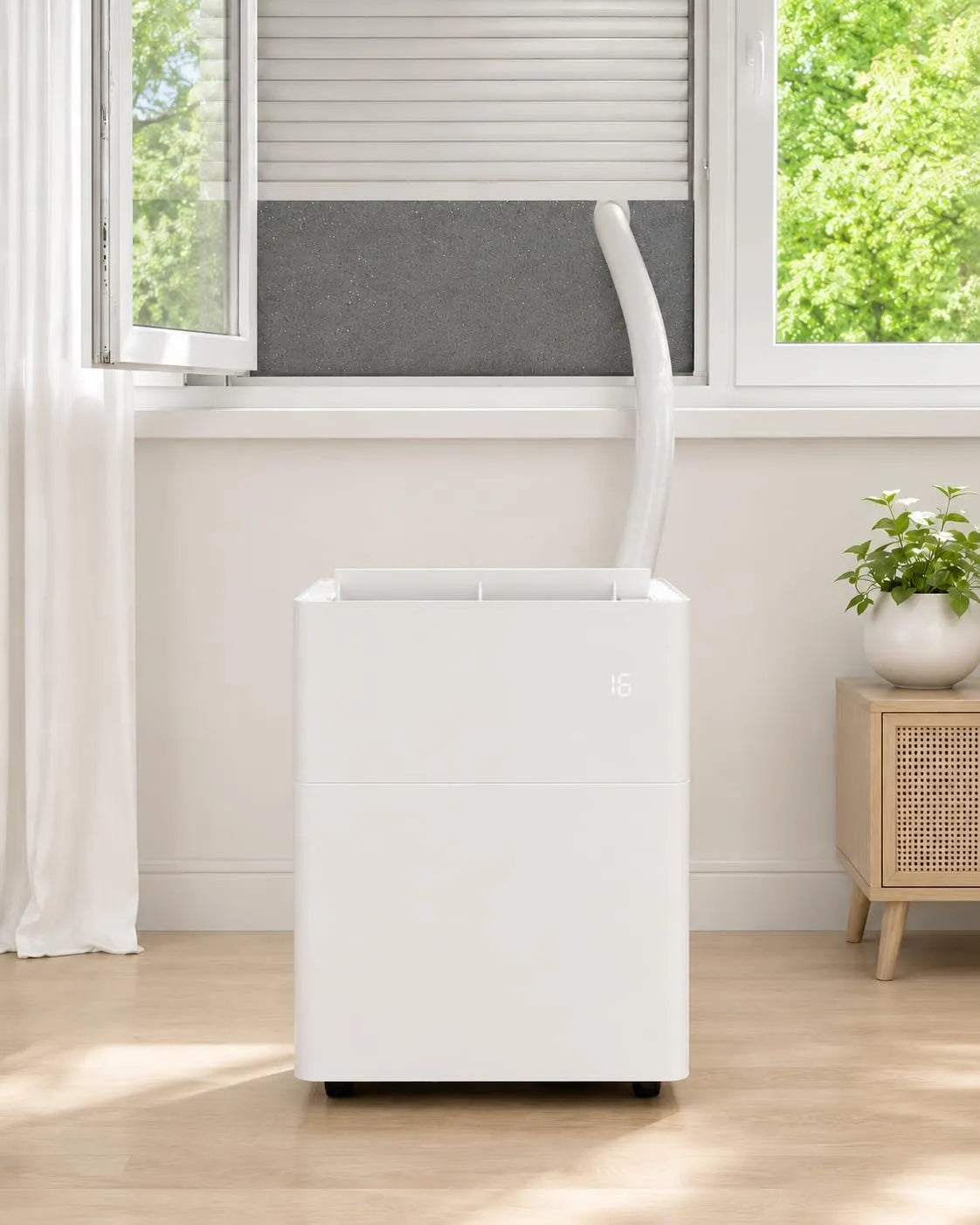 CoolFrech, Uzávěry oken, Uzávěry oken pro mobilní rozbočovací klimatizační systémy - [116 cm], Bílá, 116 cm, 10 cm, 0, 032 W, 3 l