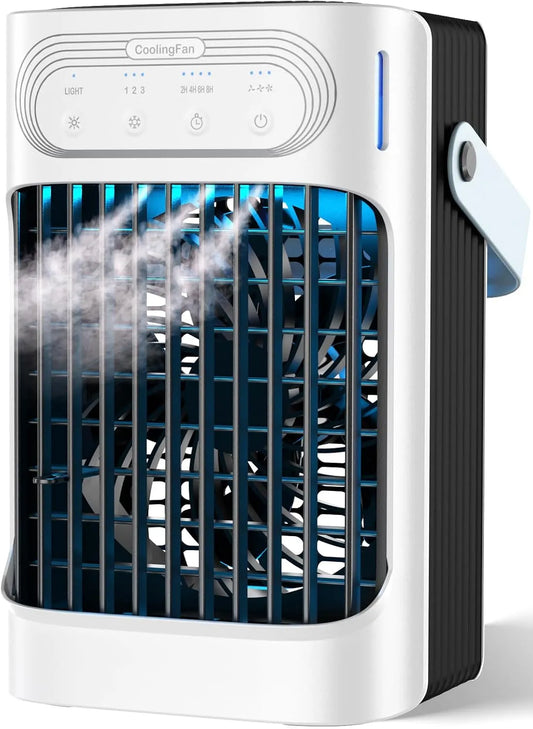 Anyrap 800ml 2-8H, Mobilní klimatizace, Přenosný klimatizační chladicí ventilátor, Mini Klimatizace Přenosný AC jednotka, Bílá, 765, 4 g, 1, 4 kg