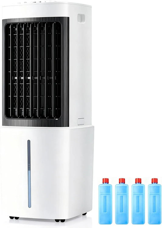YANGLLYJ, Odpařovací chladiče, Klimatizace Bez výfukové hadice, mobilní klimatizace, 3 rychlosti větru, horní a, Bílá, 35 DB, 65W, 13L, 150 cm