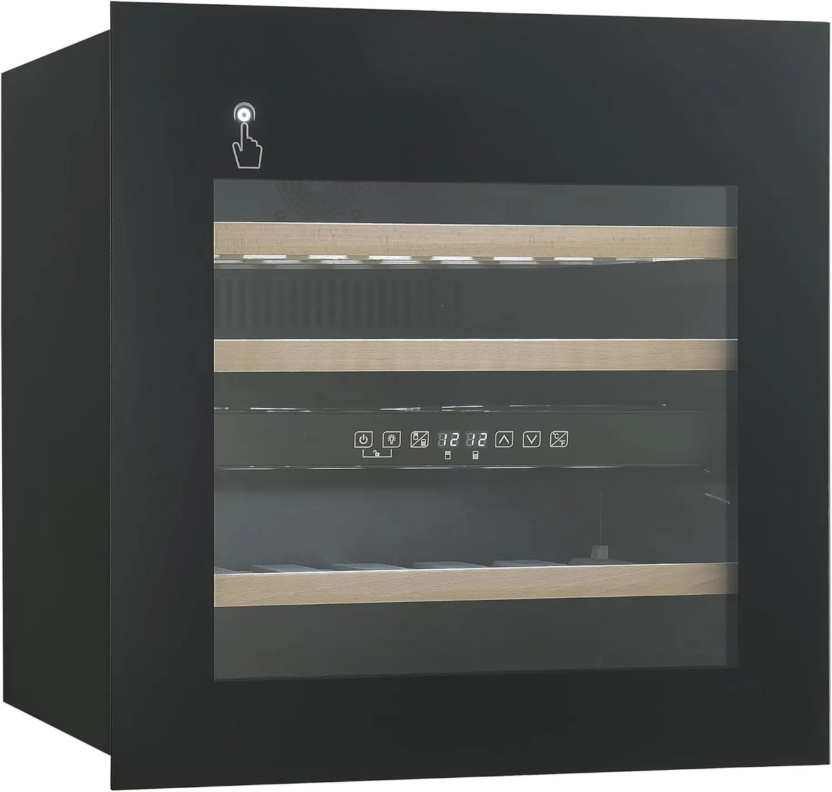 Wolkenstein EWTS85-36ED, Vestavné vinotéky, Cloudstone, Černá, 85 l, 36 l, 60 cm, 59, 5 cm