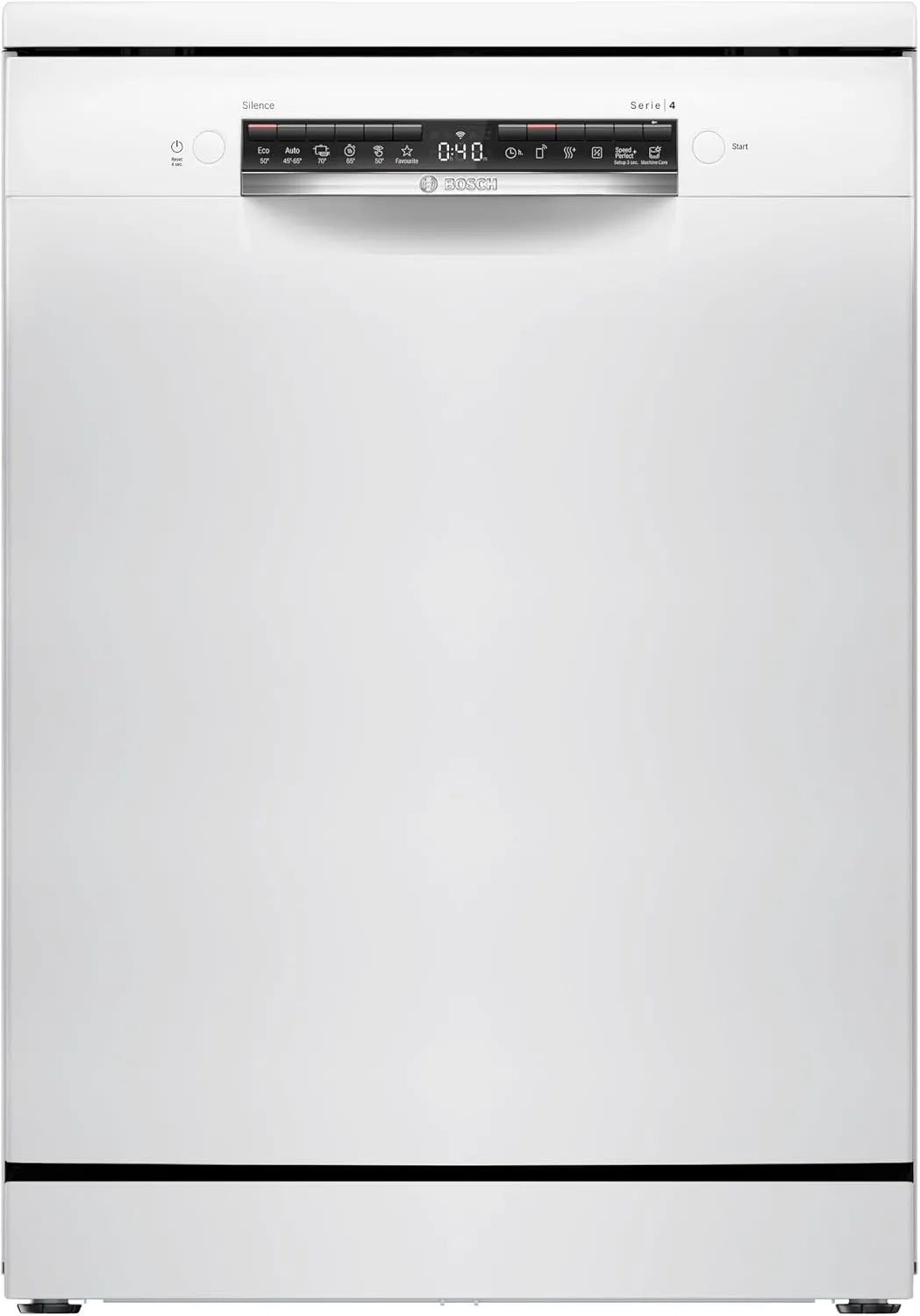 Bosch SMS4HTW00E, Myčky nádobí, Oddělený myčka 60 cm, série 4, příbory koš, Silence program - Extra tichý, Bílá, 60 cm, 5 x 60 x 60 cm