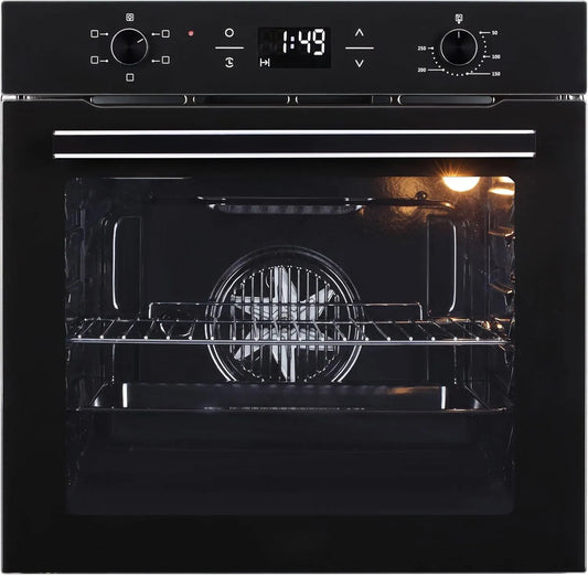 K&H 75L-ED, Trouby, K & H budova v troubě 60 cm, samostatný, LED displej, třída energetické účinnosti, Černá, 75L, 60 cm
