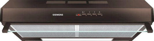 Siemens iQ300 LU63LCC40, Podstavné digestoře, Integrovaná podstavba 60 cm LED osvětlení, Černá, 60 cm, 63L