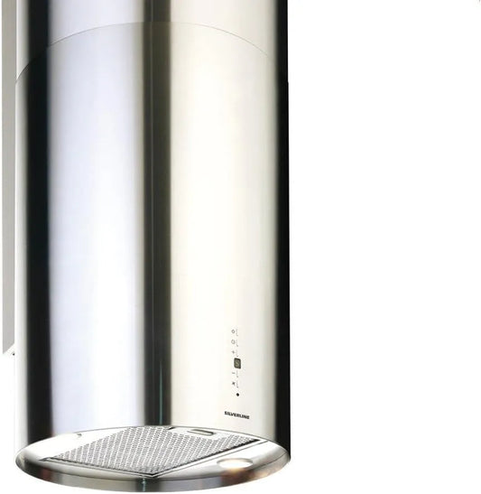 Silverline, Nástěnné digestoře, Polaris Deluxe - POW 485 E nástěnná kapota z nerezové oceli, Stříbrná, 47 dB, 310 W, 50 W, 400 mm