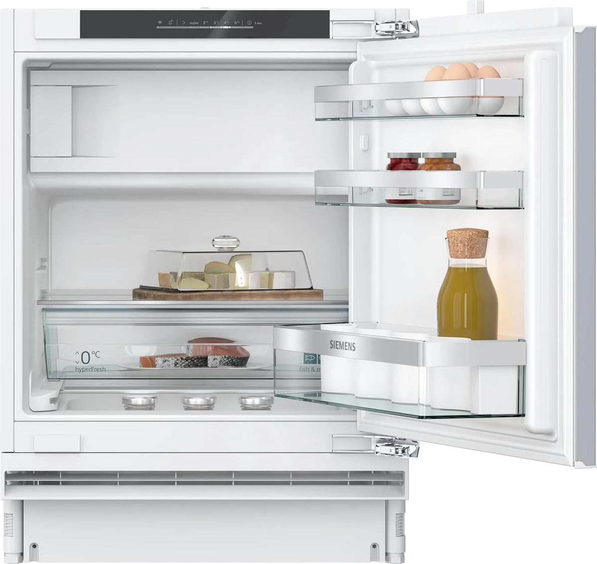 Siemens KU22LADD0 KU22LADDD0, Kombinované chladničky s mrazákem, iQ500 Smarter podstavba lednice s mrazákem, 82 x 60 cm niche, 110 L, hyperFresh